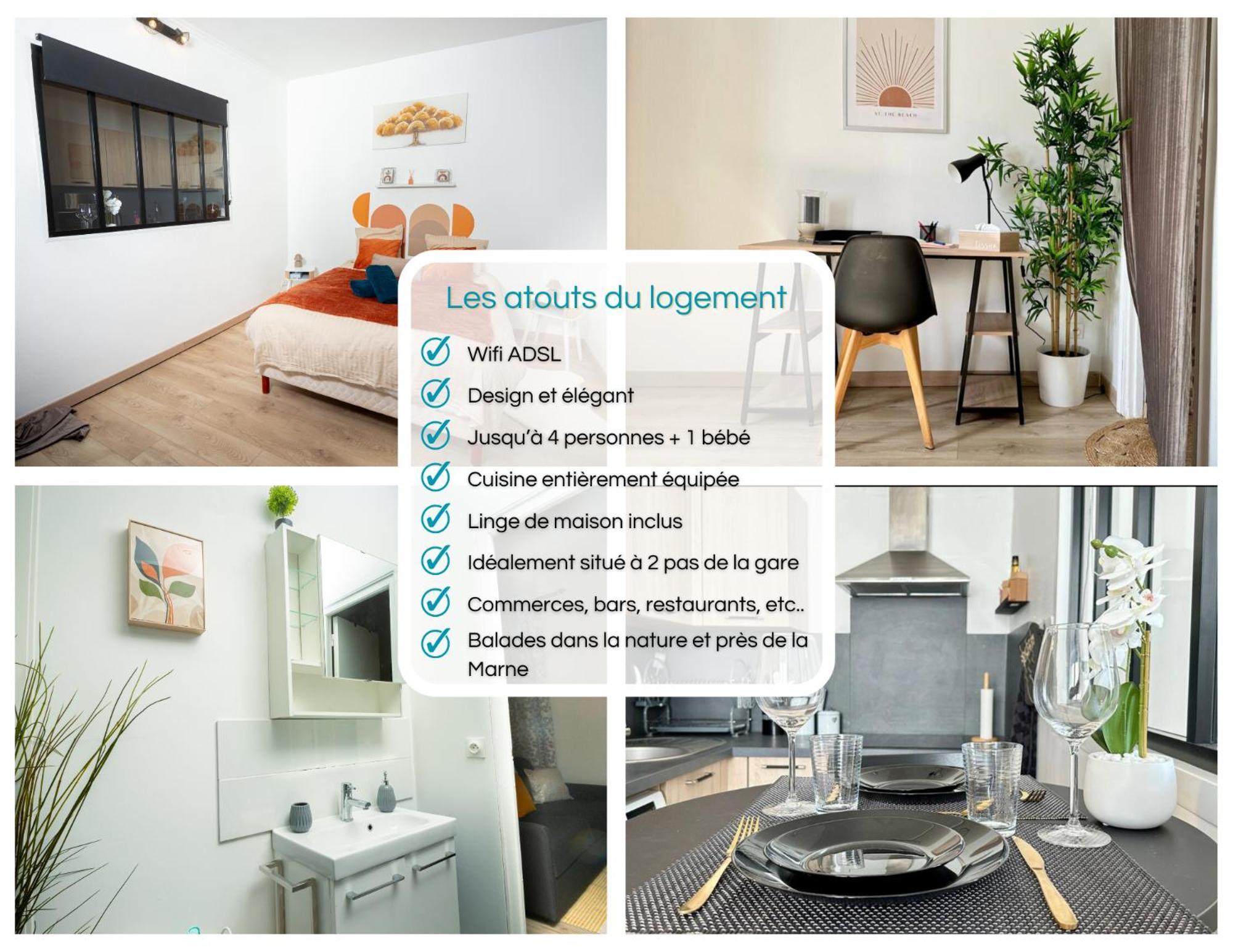 Le Cocon Douillet - 5" De La Gare - Wifi - Acces Direct Paris & Disneyland Jouarre Exteriör bild