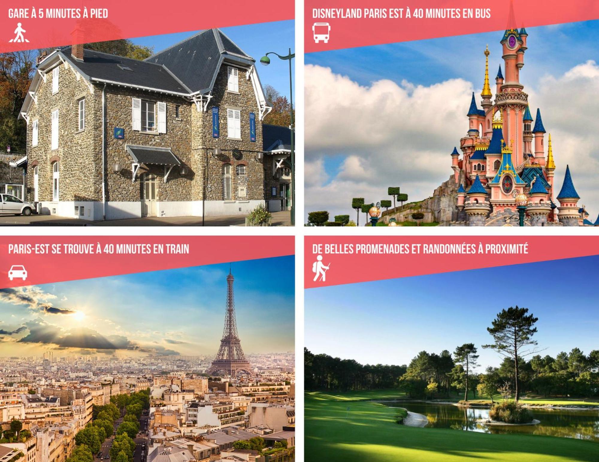 Le Cocon Douillet - 5" De La Gare - Wifi - Acces Direct Paris & Disneyland Jouarre Exteriör bild